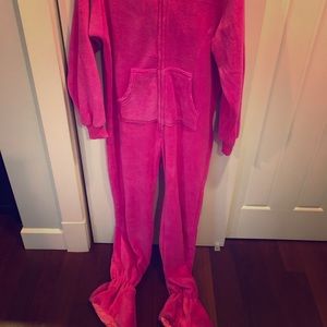 Hooded Pink Onesie
